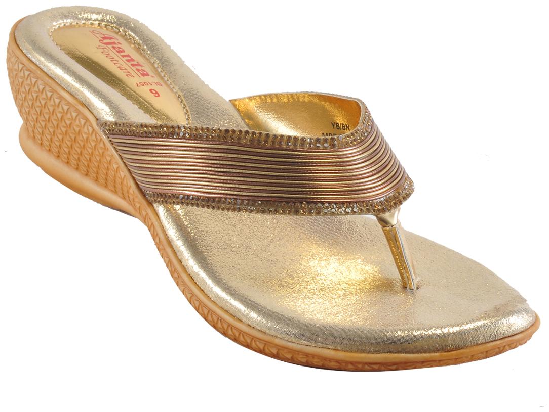 

Ajanta Women Gold Wedges