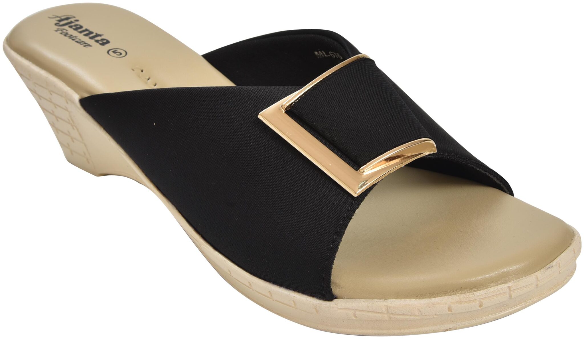 

Ajanta Women Black Sandals