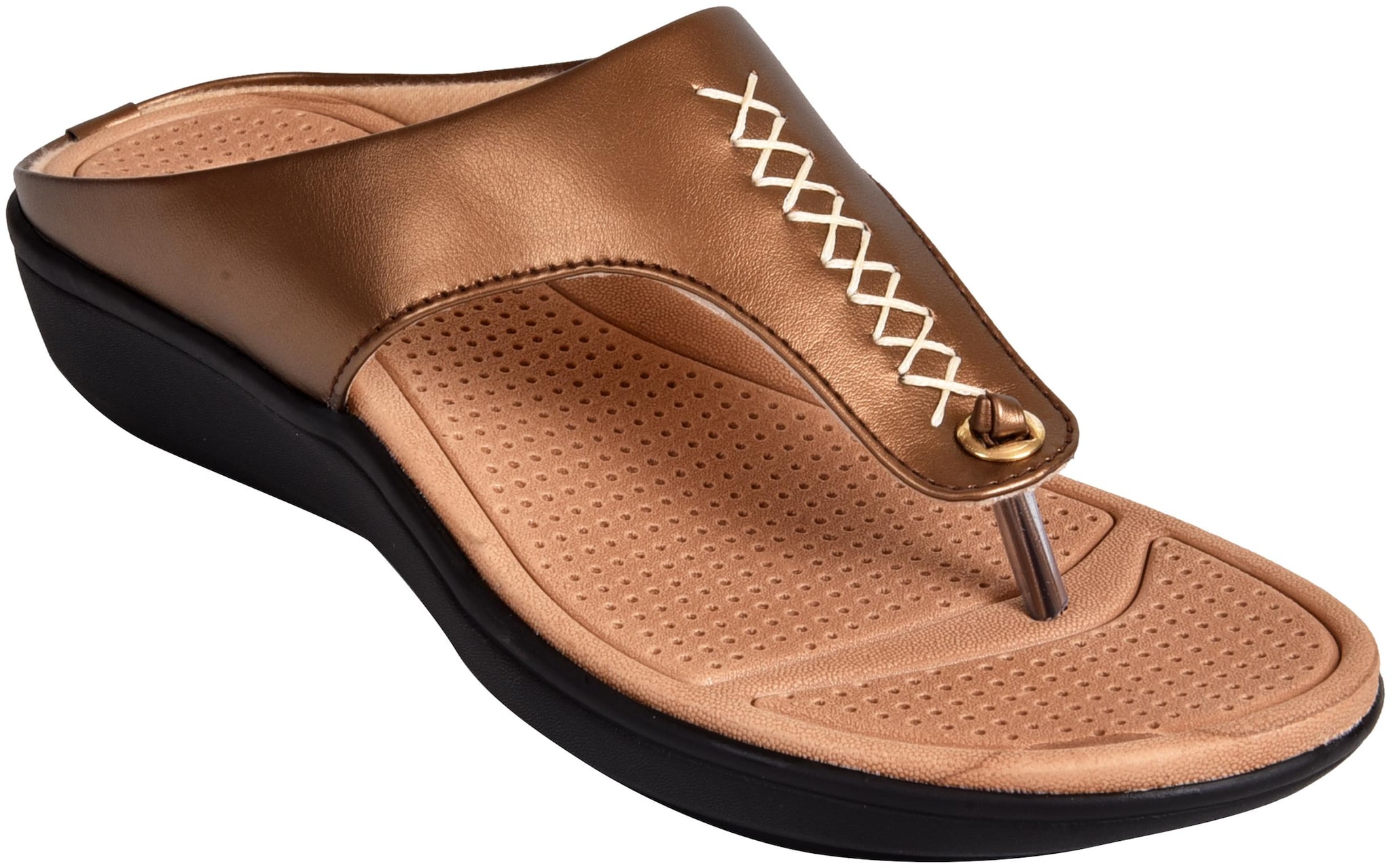 

Ajanta Women Copper Sandals