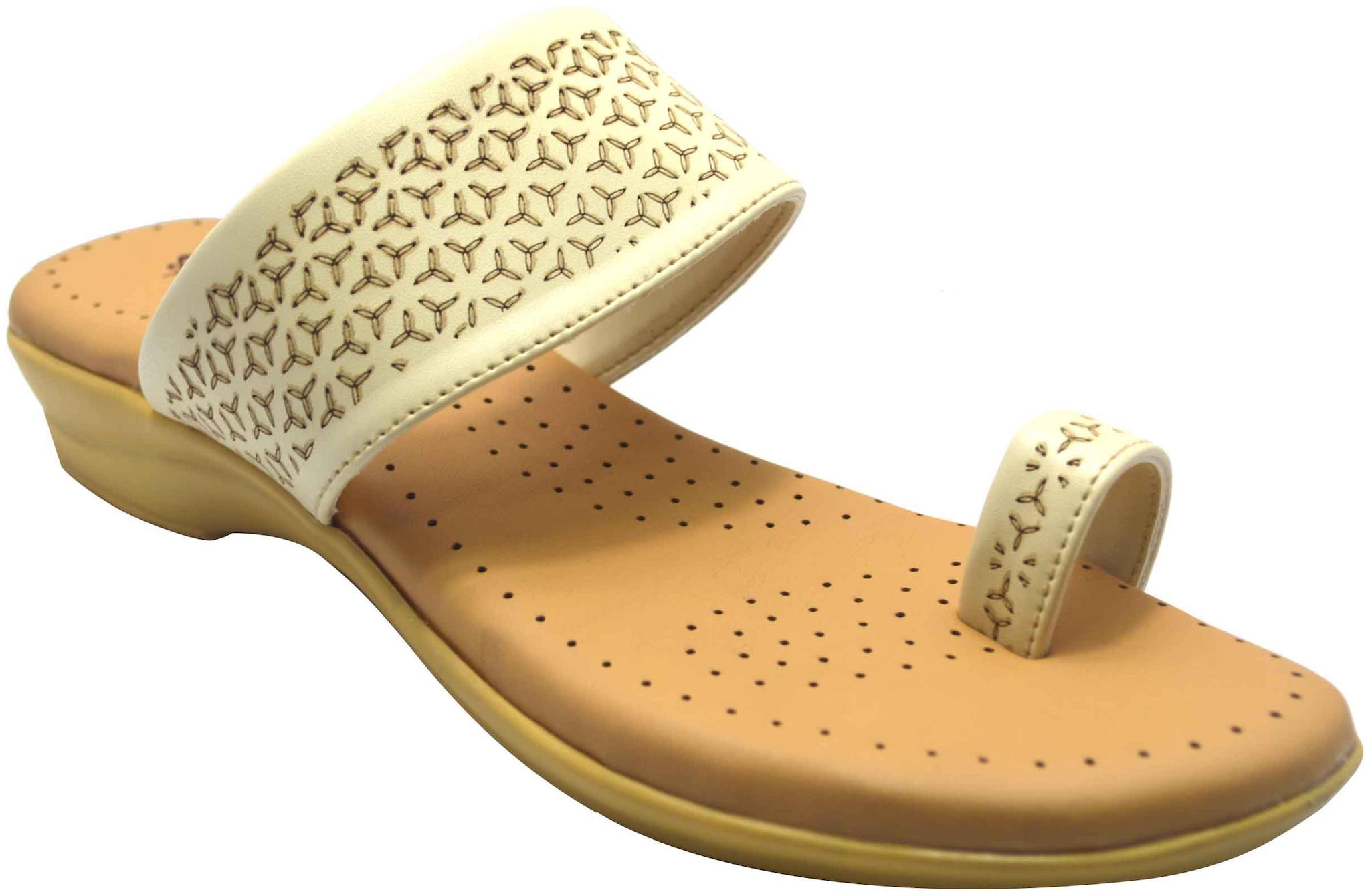 

Ajanta Women White Sandals