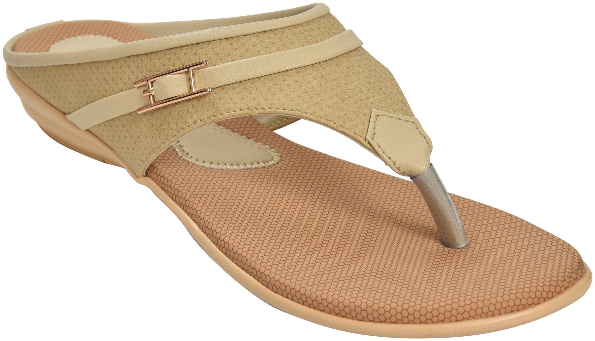 

Ajanta Women Beige Sandals