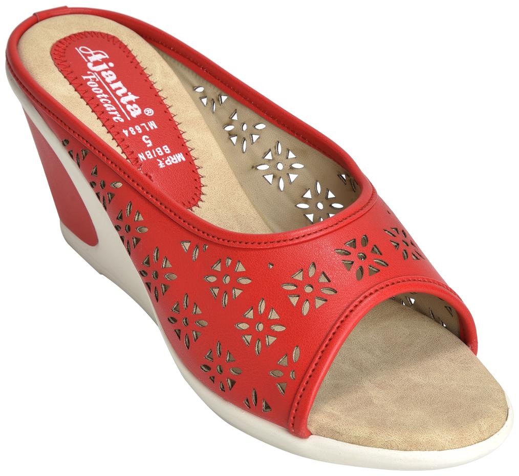 

Ajanta Women Red Wedges