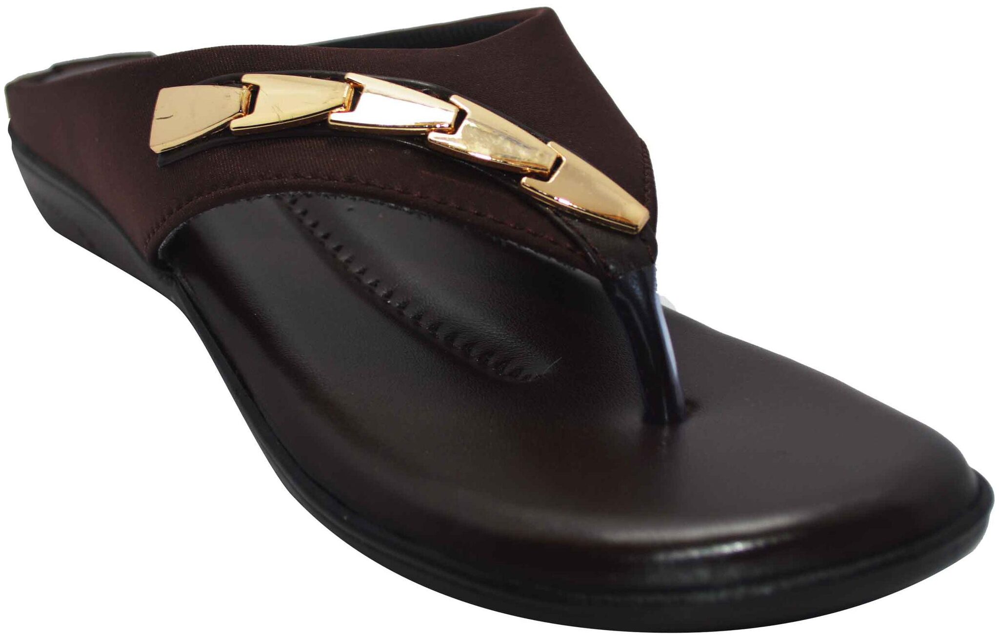 

Ajanta Women Brown T-Strap Flats