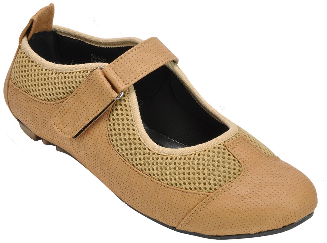 

Ajanta Women Beige Slip-On Shoes