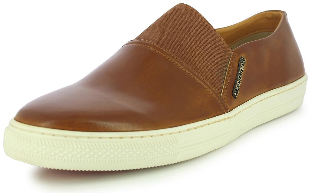 

Alberto Torresi 65927 TAN Men Tan Slip-On Sneakers - 65927