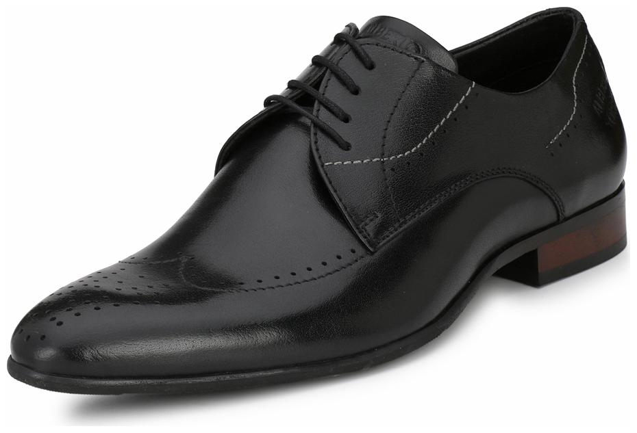 

Alberto Torresi Men Black Slip-On Formal Shoes - 62109