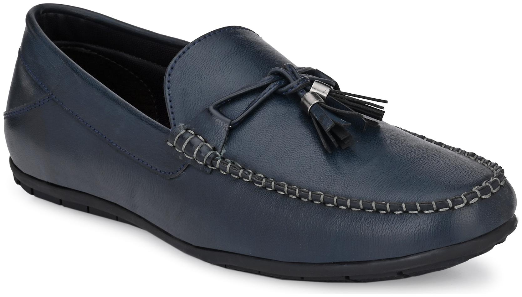 

Alberto Torresi Men Navy Blue Loafers - 88370