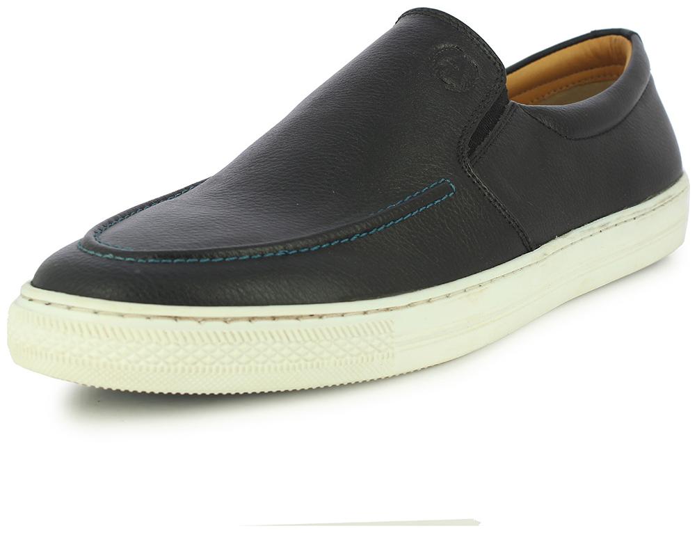 

Alberto Torresi Men Black Loafers - 65928 BLACK - 65928