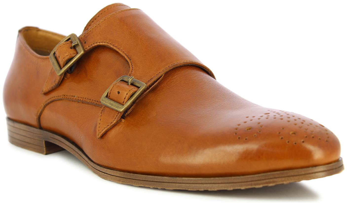 

Alberto Torresi Men s Toro Tan Double Monk Straps