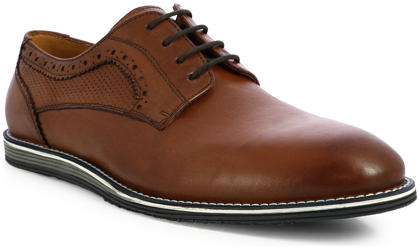 

Alberto Torresi Men Brown Derby Formal Shoes - 66616