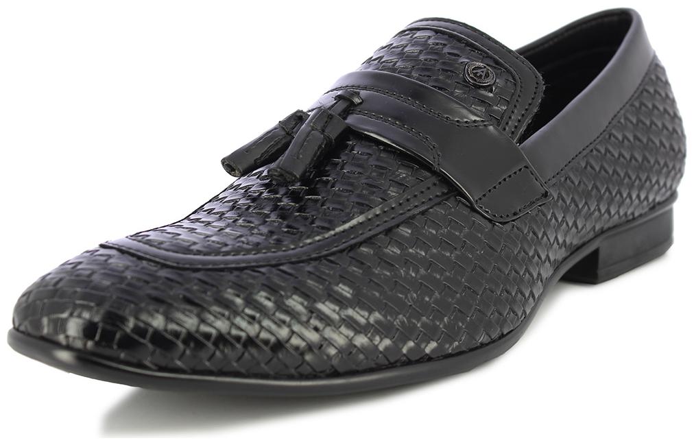 

Alberto Torresi Men Black Slip-On Formal Shoes
