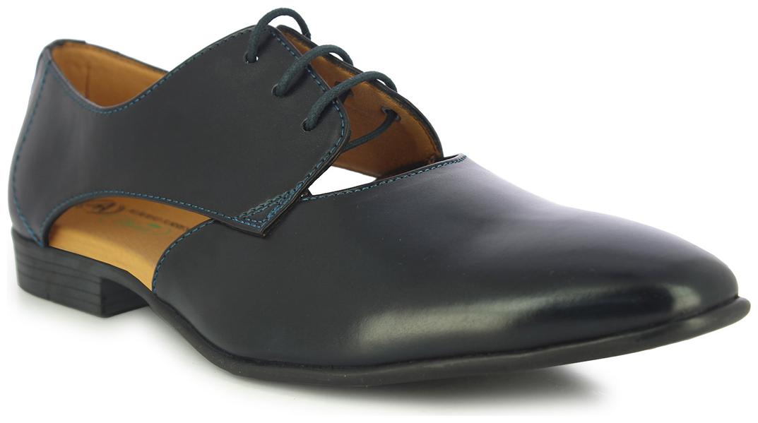 

Alberto Torresi Men Blue Derby Formal Shoes - 65930 BLUE - 65930