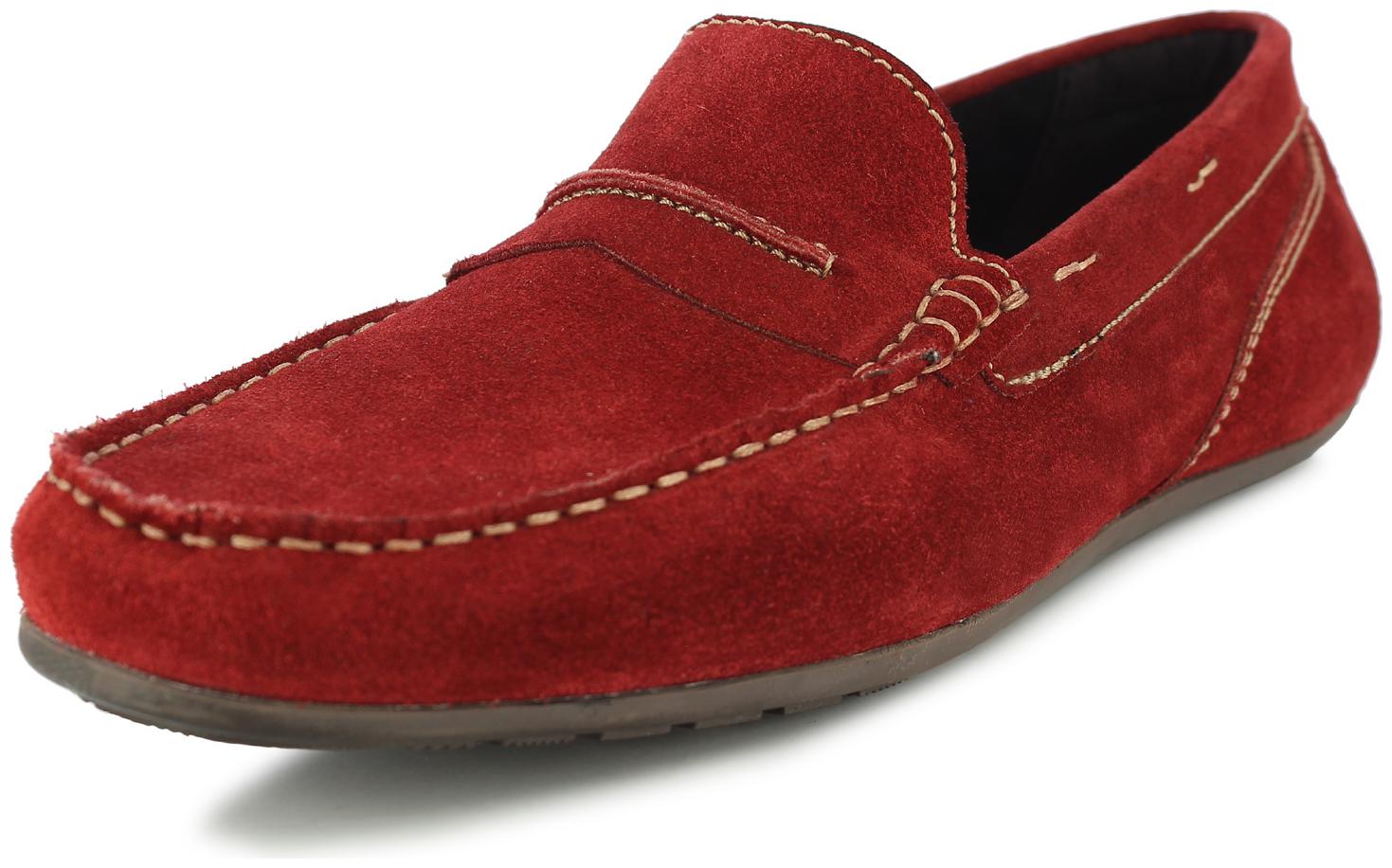 

Alberto Torresi Men Red Loafers - 65639 RED - 65639