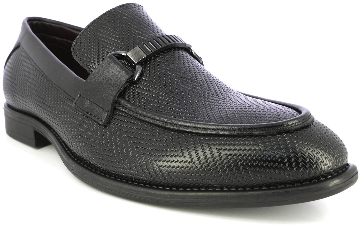 

Alberto Torresi Men Black Slip-On Formal Shoes - 67800