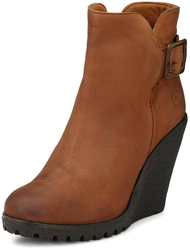 Alberto Torresi Ankle length Boots For Women ( Tan )