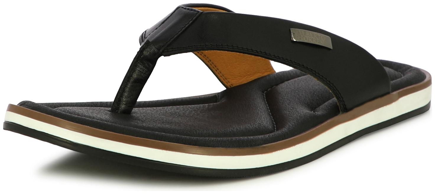 

Alberto Torresi Men Black Flip-Flops - 1 Pair
