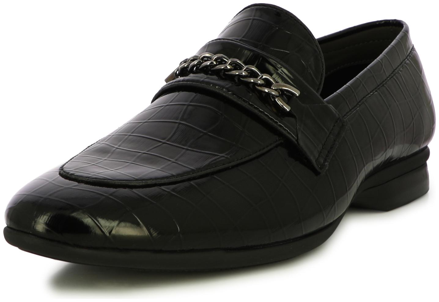 

Alberto Torresi Men Black Slip-On Formal Shoes - 67140 BLACK - 67140