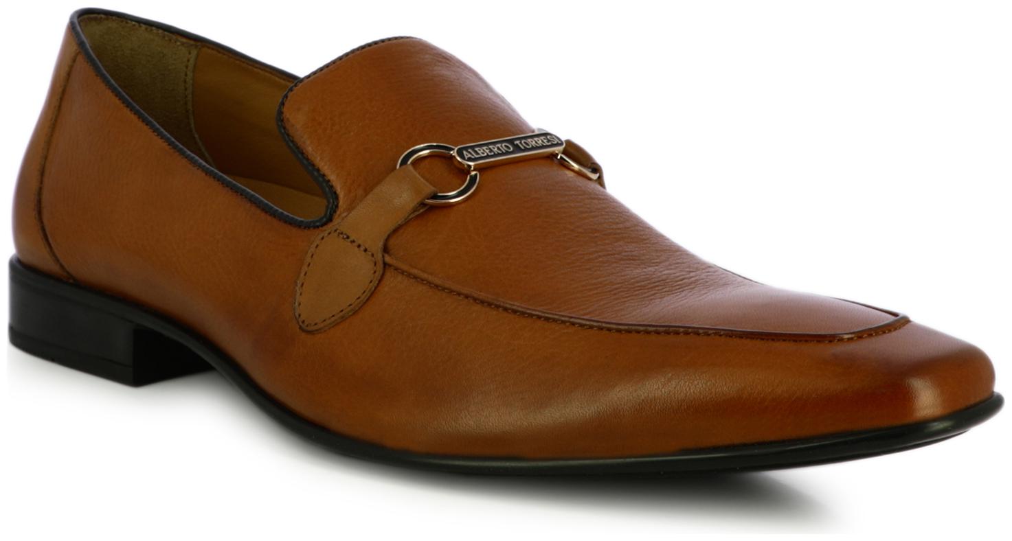 

Alberto Torresi Men Tan Slip-On Formal Shoes - 67754
