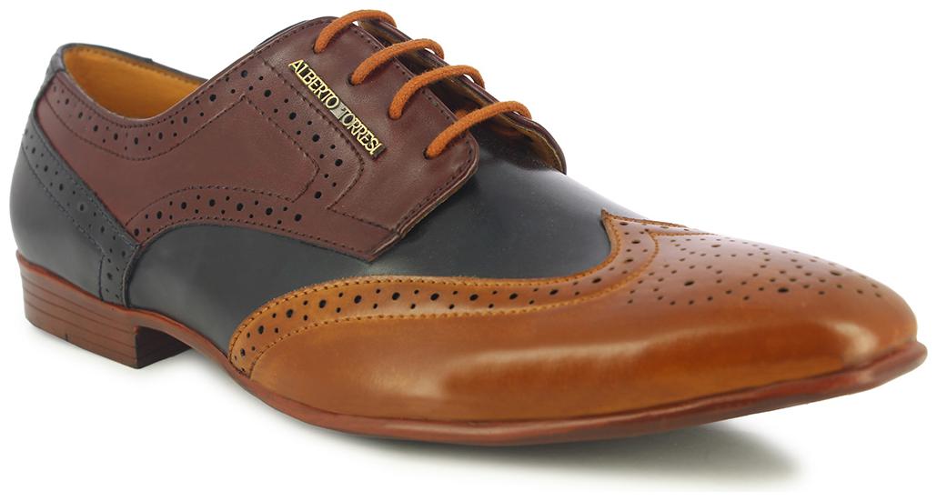 

Alberto Torresi Men Tan Brogues Formal Shoes