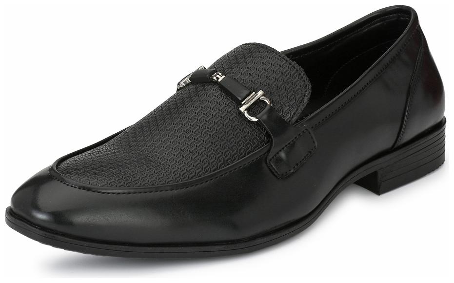 

Alberto Torresi Men Black Slip-On Formal Shoes