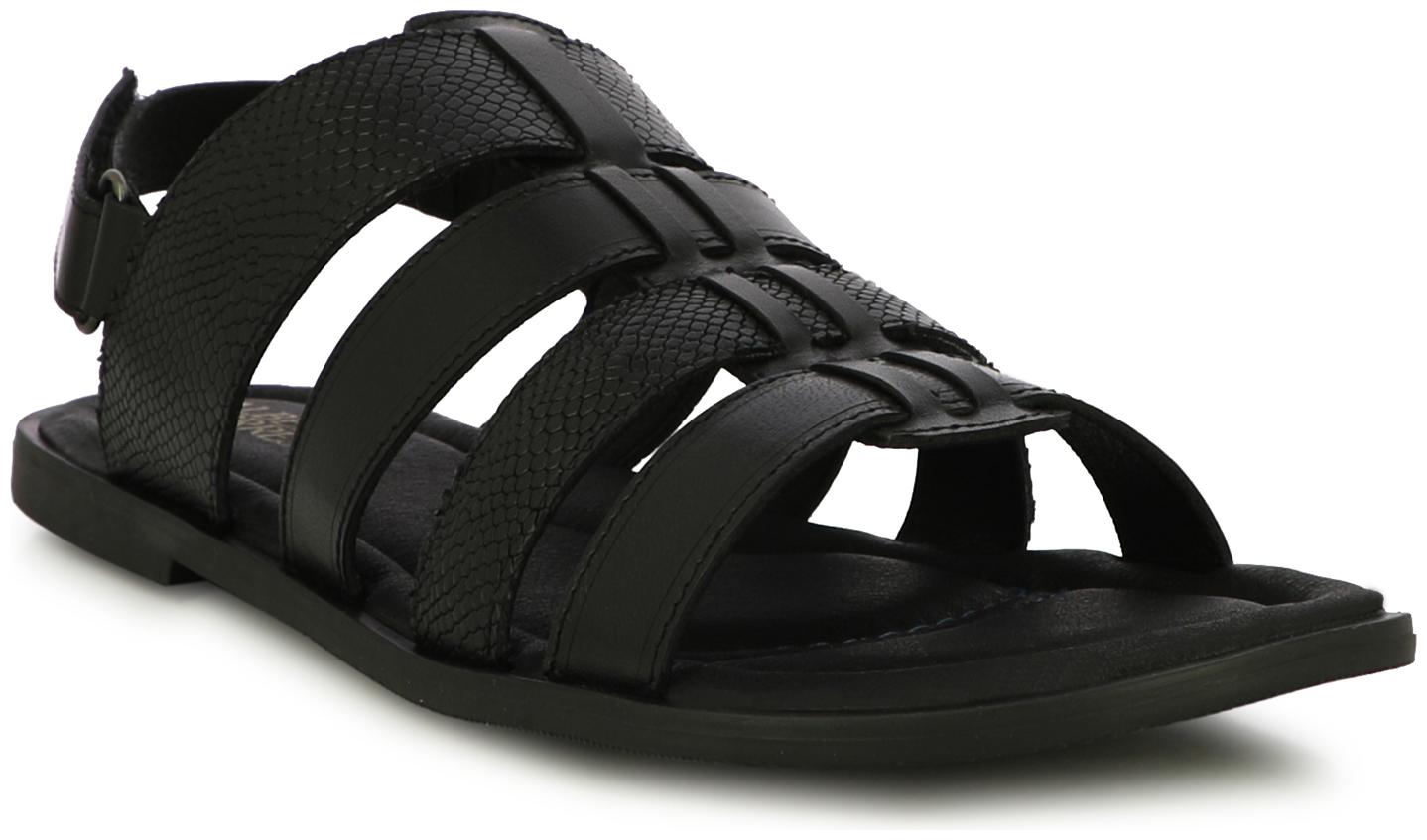 

Alberto Torresi Men Black Sandals