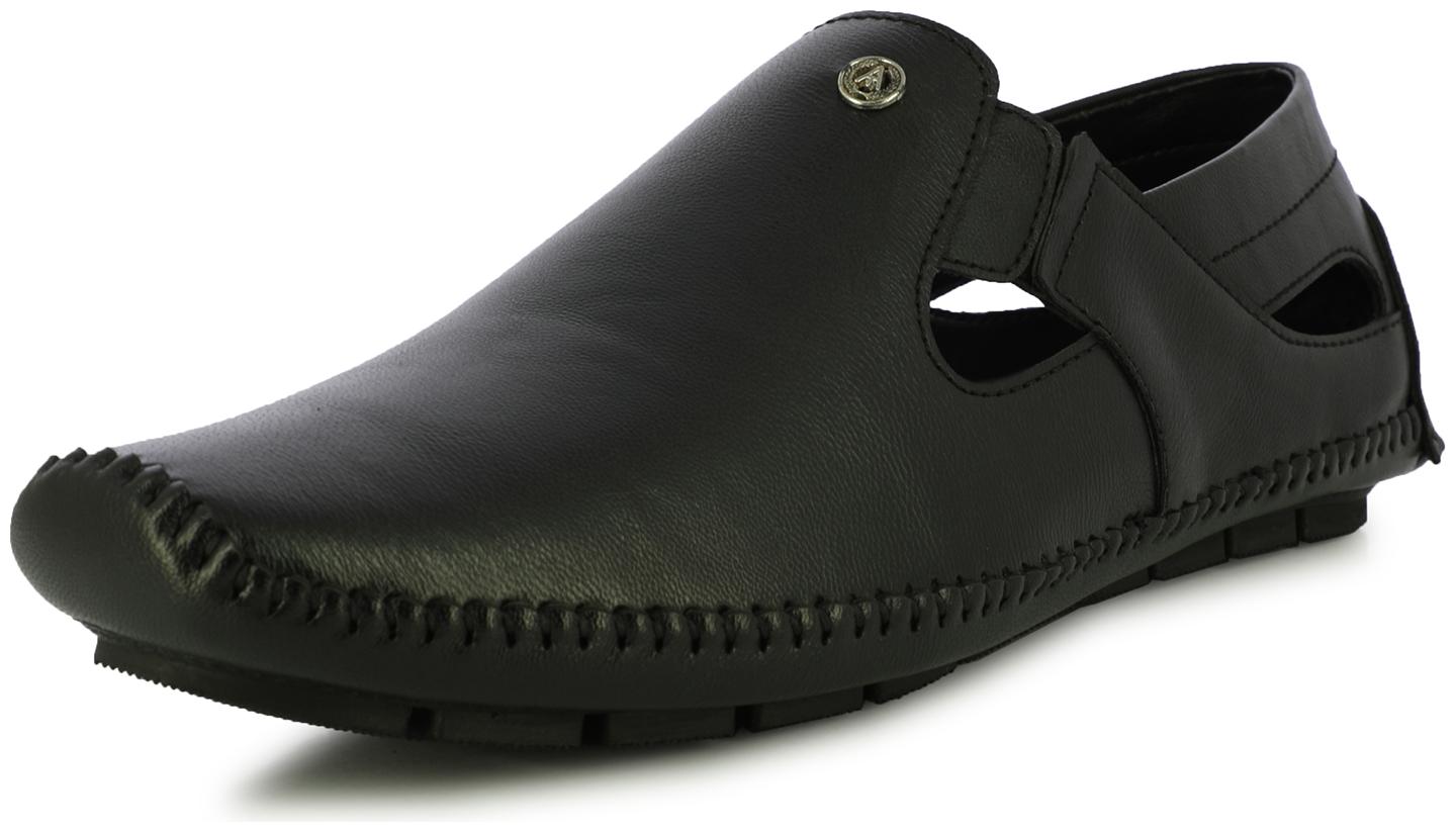 

Alberto Torresi Men Black Slip-On Formal Shoes - 68387