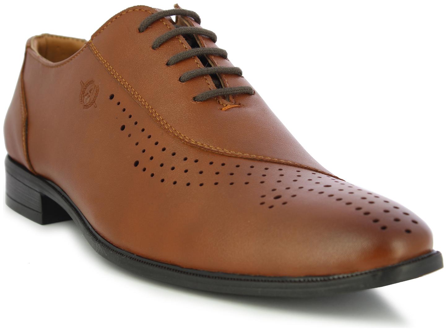 

Alberto Torresi Men Tan Derby Formal Shoes - 64543