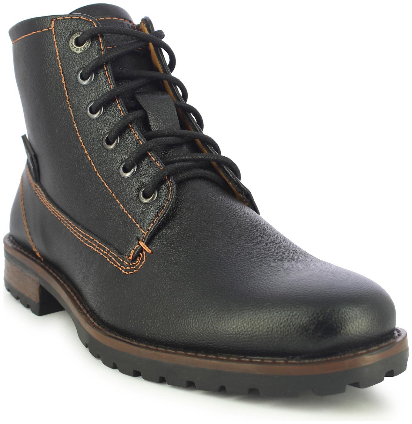 

Alberto Torresi Men Black Ankle Boots - 66184