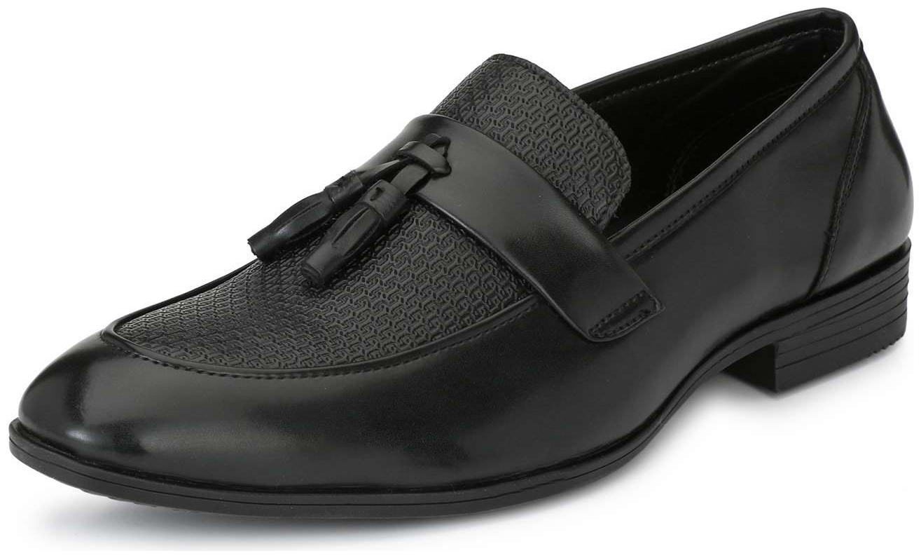 

Alberto Torresi Men Black Slip-On Formal Shoes - 60729