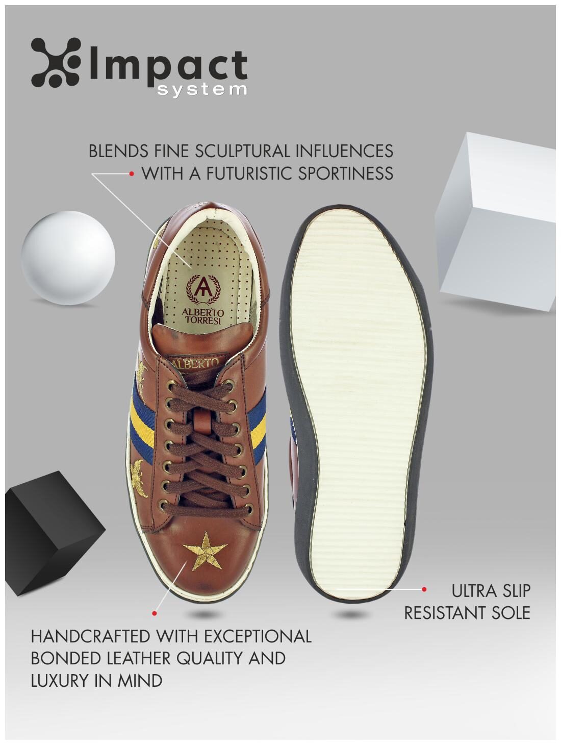 

Alberto Torresi Hyerani TAN Casual Shoes