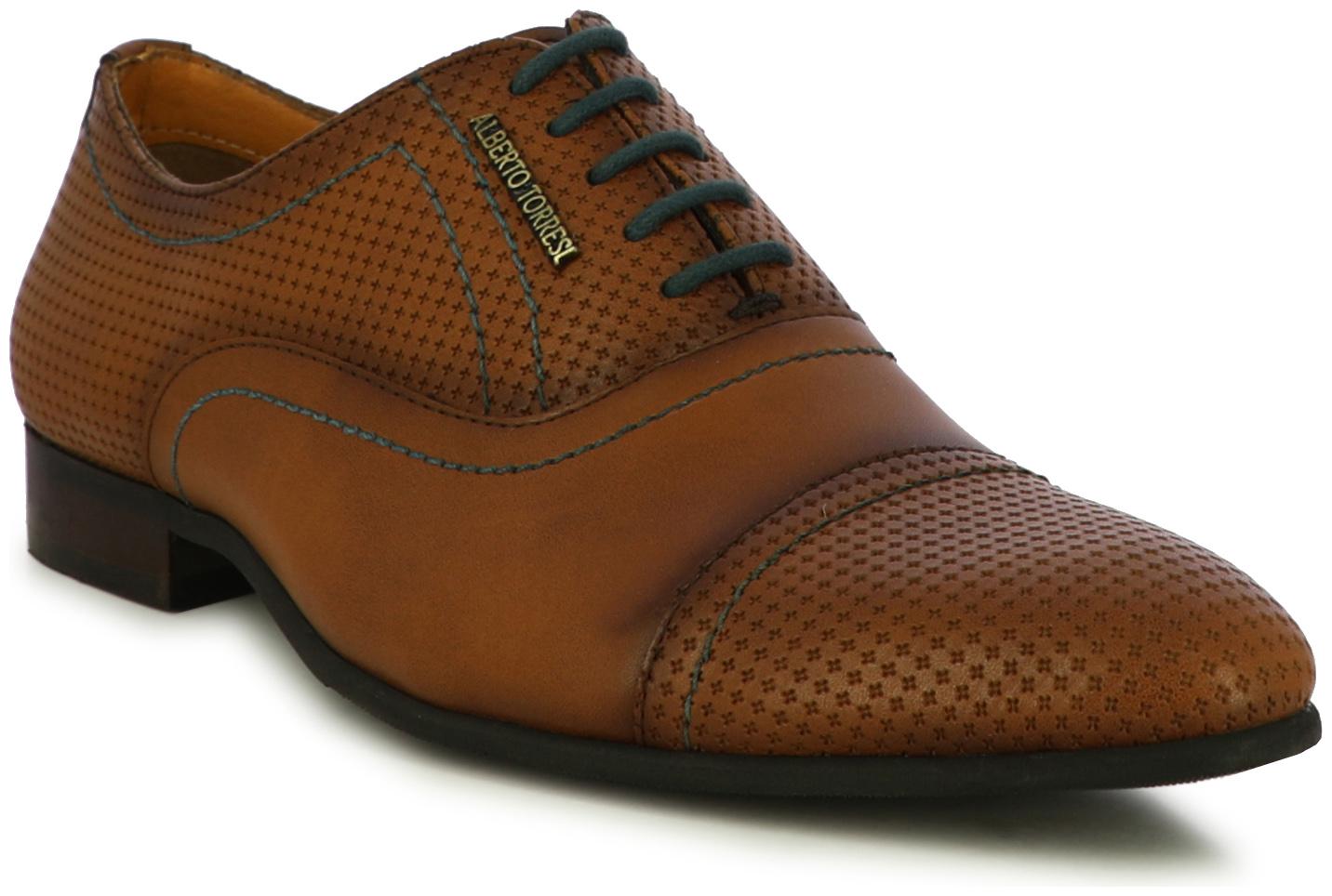 

Alberto Torresi Men Tan Brogues Formal Shoes