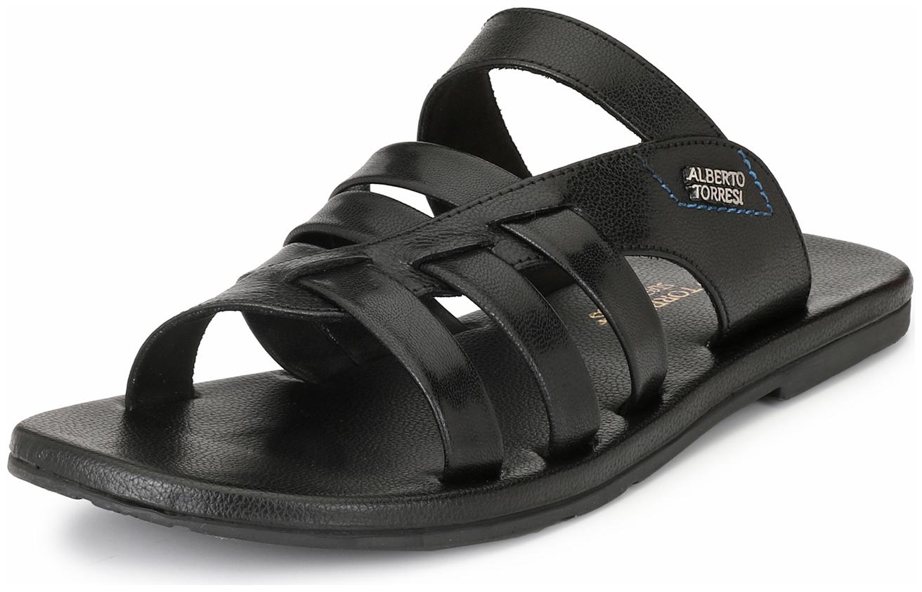 

Alberto Torresi Men Black Ronald Caged Slippers