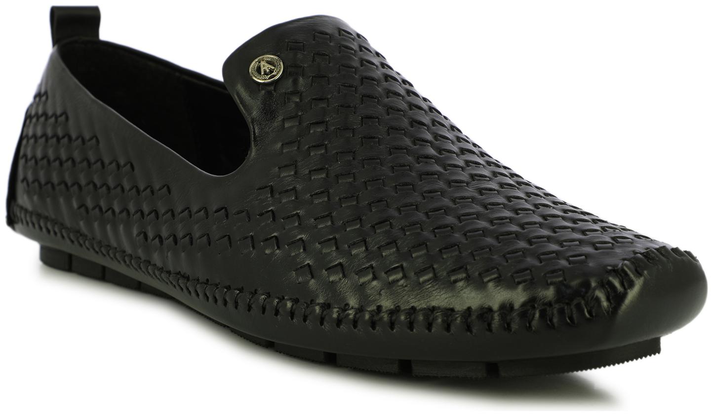 

Alberto Torresi Men Black Slip-On Formal Shoes - 68388