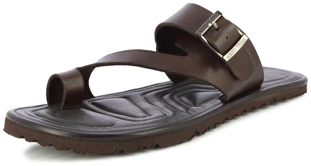 

Alberto Torresi Men s Newt Brown Slippers
