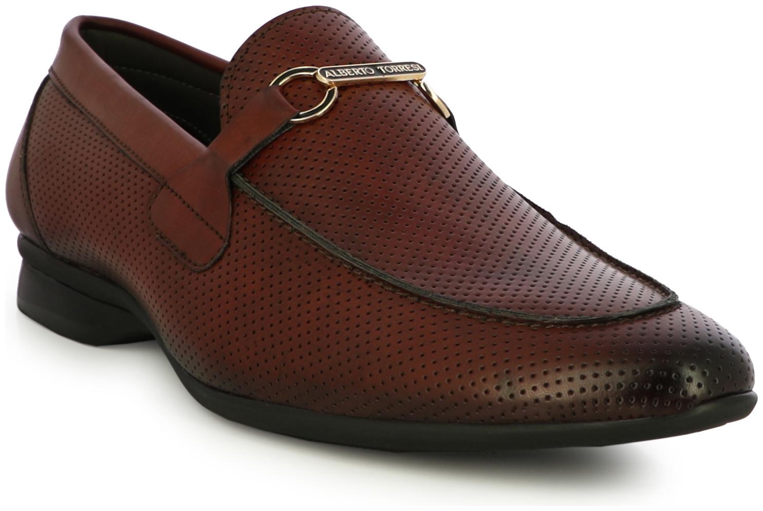 

Alberto Torresi Men Maroon Brogues Formal Shoes