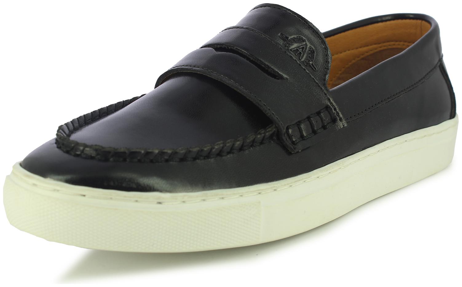 

Alberto Torresi Men Black Loafers - 66067 BLACK - 66067