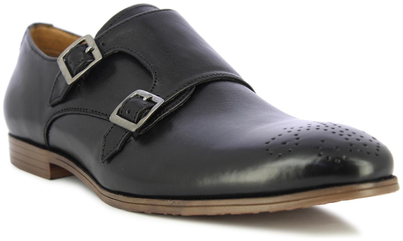 

Alberto Torresi Men s Toro Black Double Monk Straps