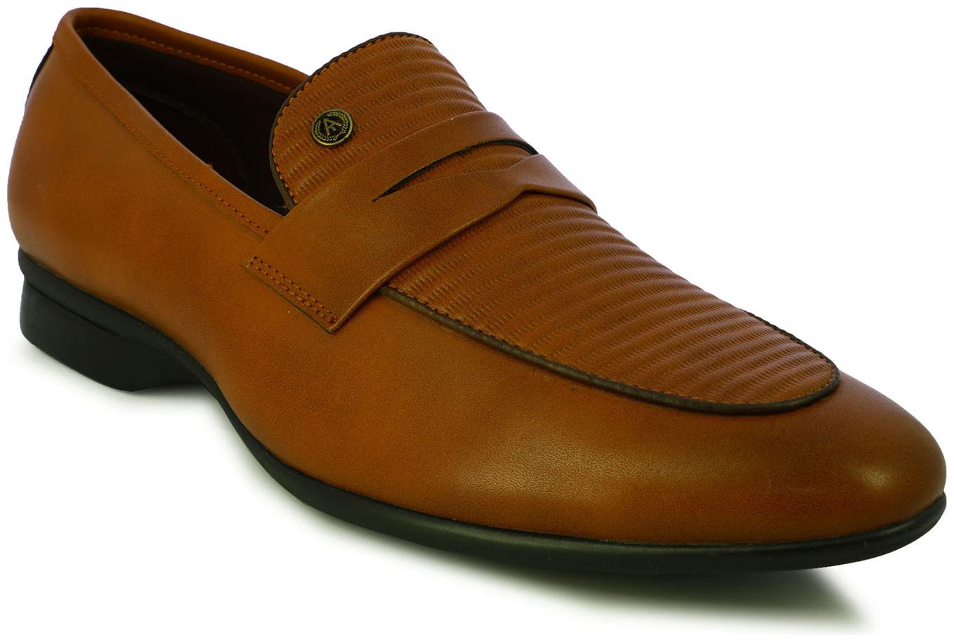 

Alberto Torresi Men Tan Slip-On Formal Shoes - 67309