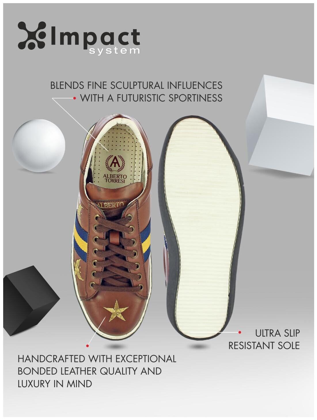 

Alberto Torresi Hyerani TAN Casual Shoes