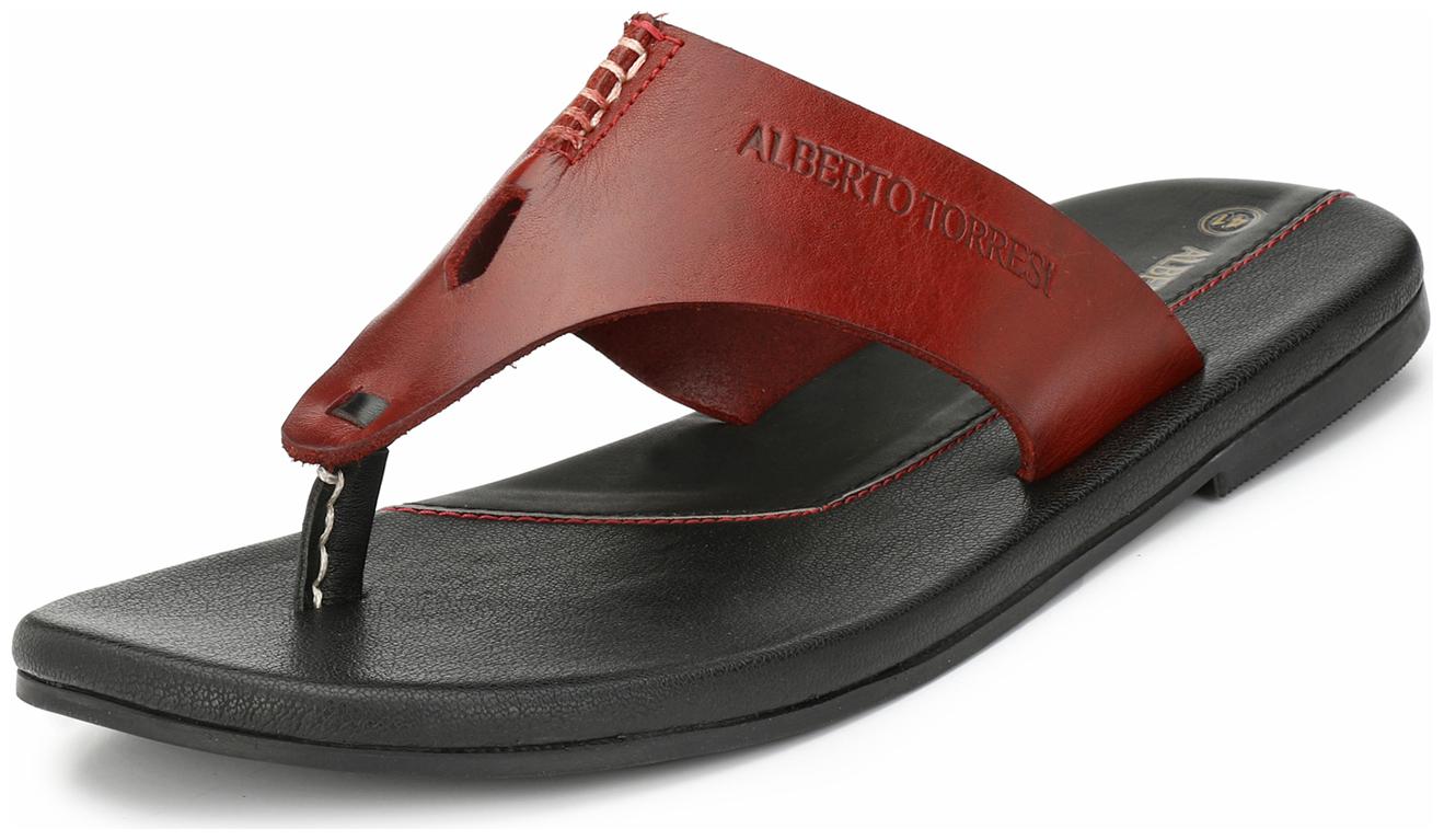 

Alberto Torresi Tropical BURGANDY Slippers