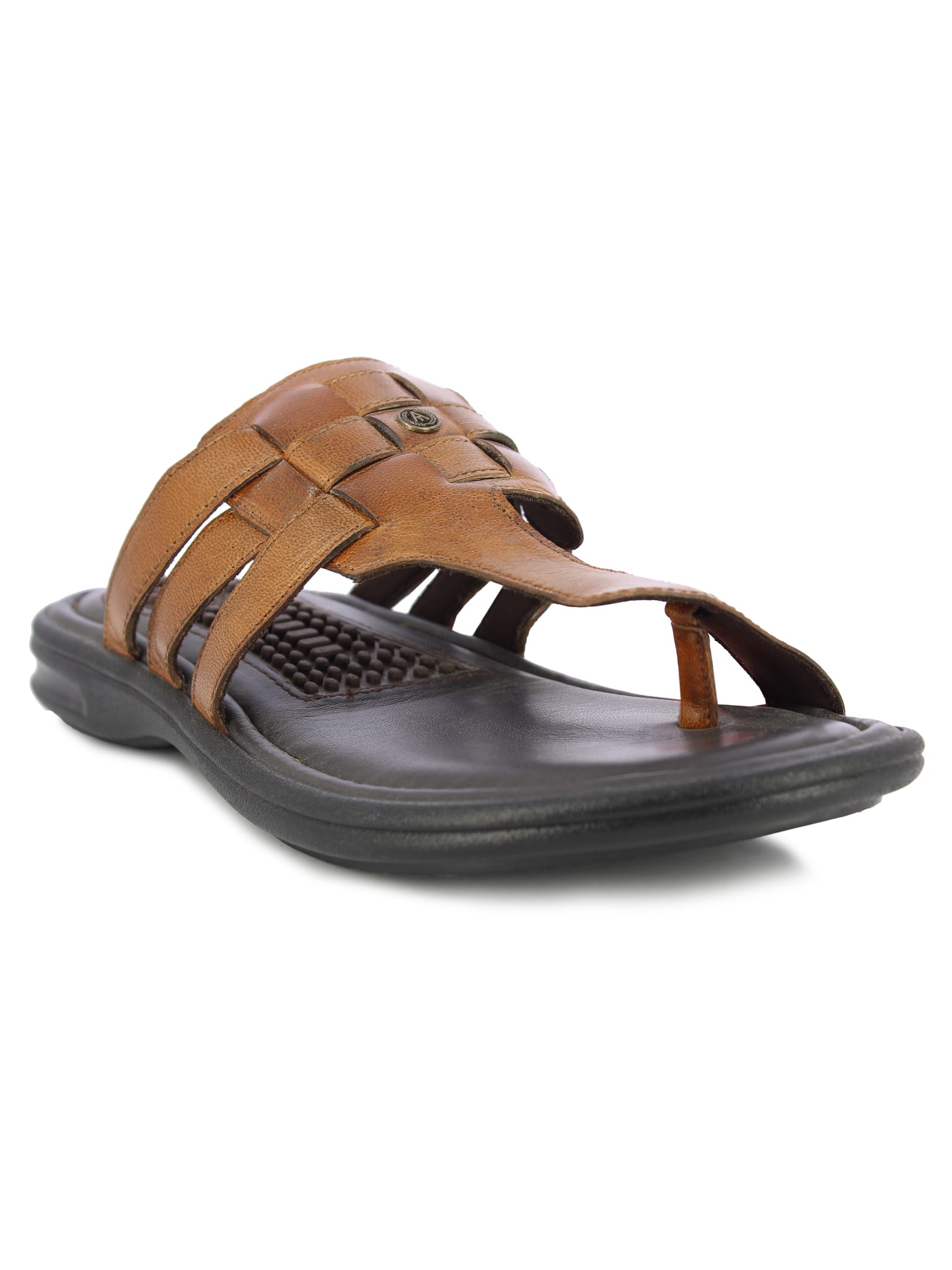 

Alberto Torresi Javea Men s Tan Slippers Slippers Flip-Flops