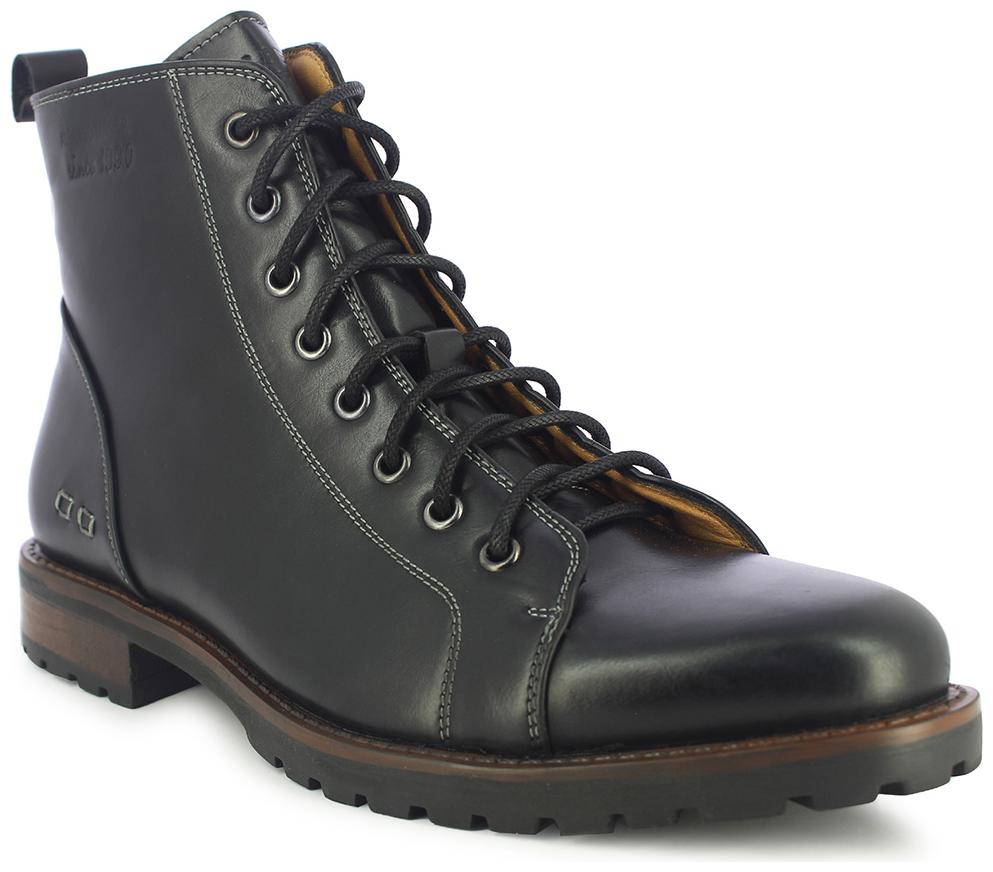 

Alberto Torresi Men Black Ankle Boots - 66124 BLACK - 66124