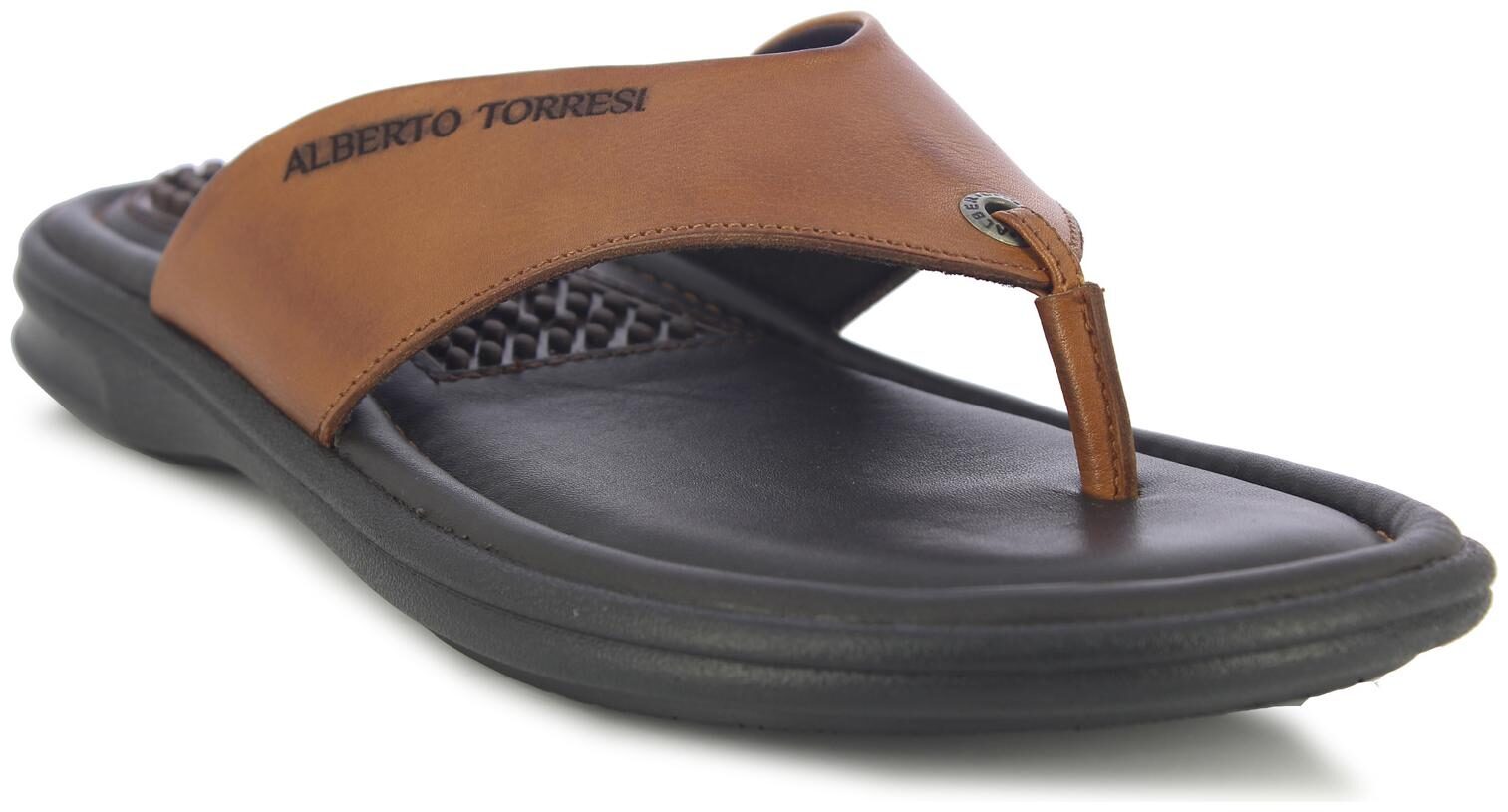 

Alberto Torresi Men s Tan Classic Slippers