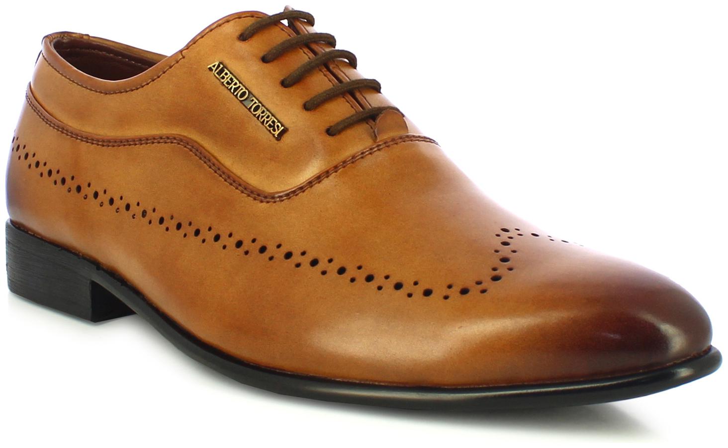 

Alberto Torresi Men Tan Oxford Formal Shoes - 62621