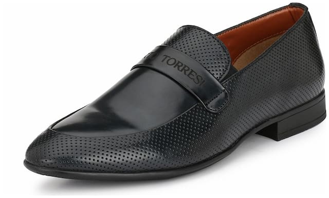 Alberto Torresi Slip-On Formal Shoes For Men ( BLACK )