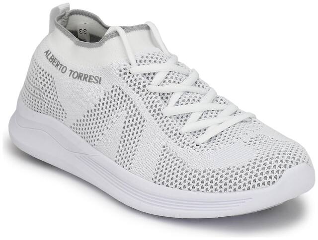 Alberto Torresi Classic Sneakers For Men ( White )
