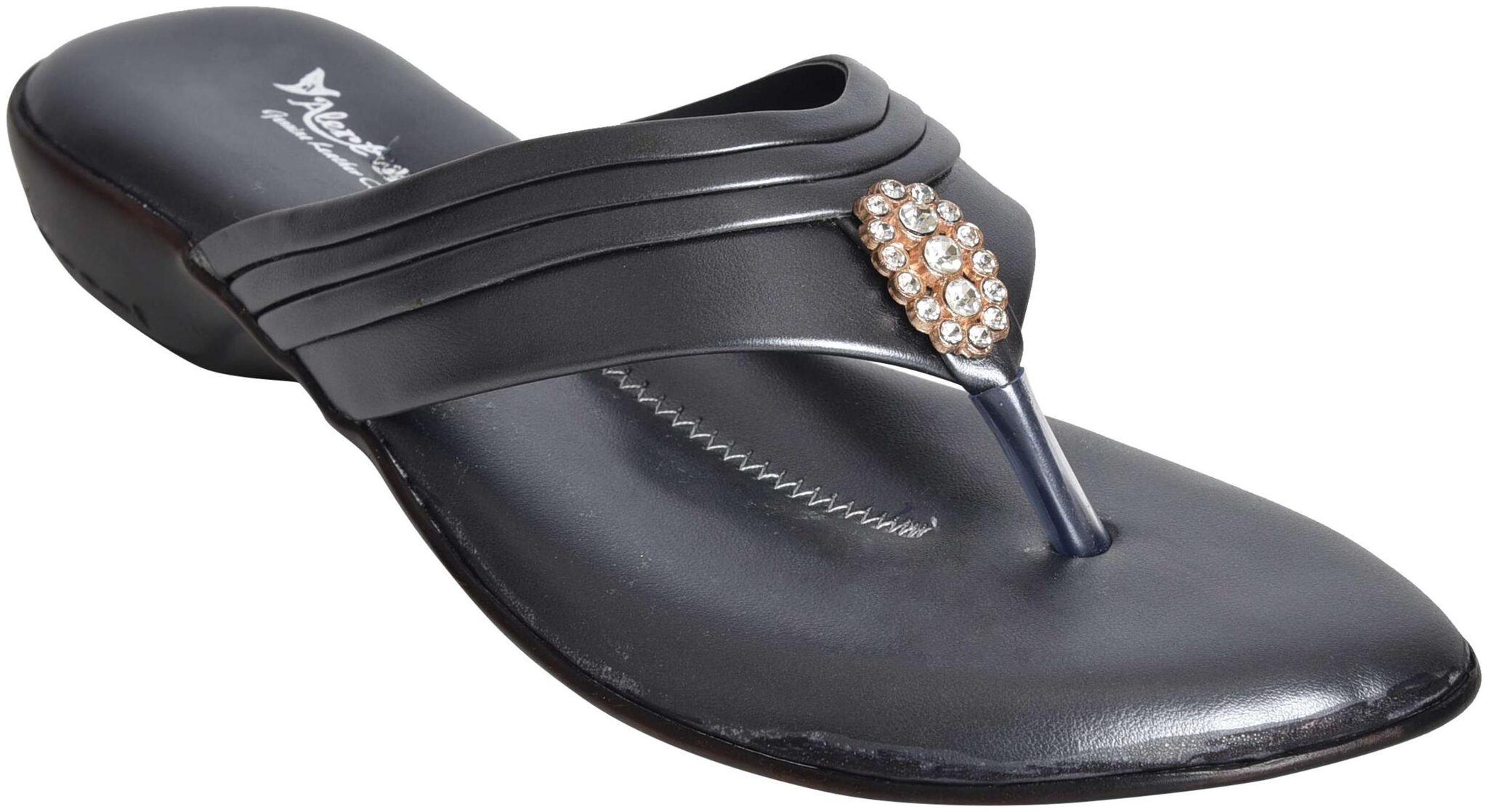 

Alert India Footwear Women Grey T-Strap Flats