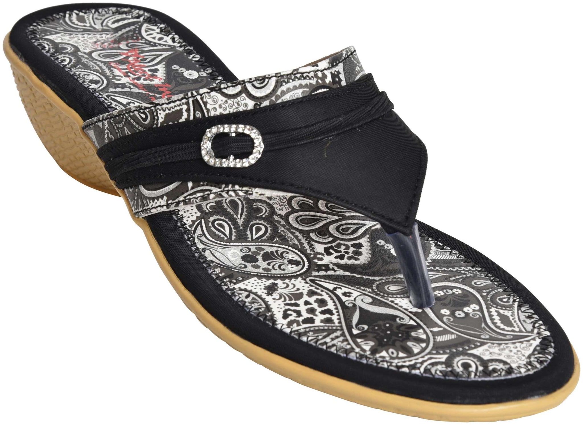 

Alert India Footwear Women Black T-Strap Flats