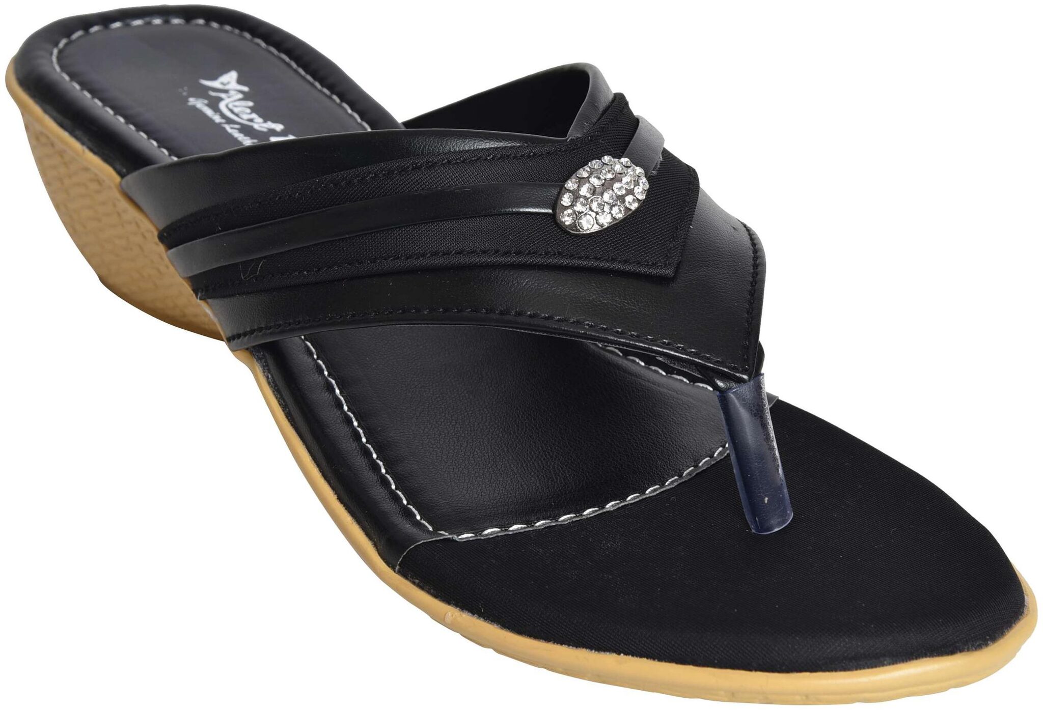 

Alert India Footwear Women Black T-Strap Flats