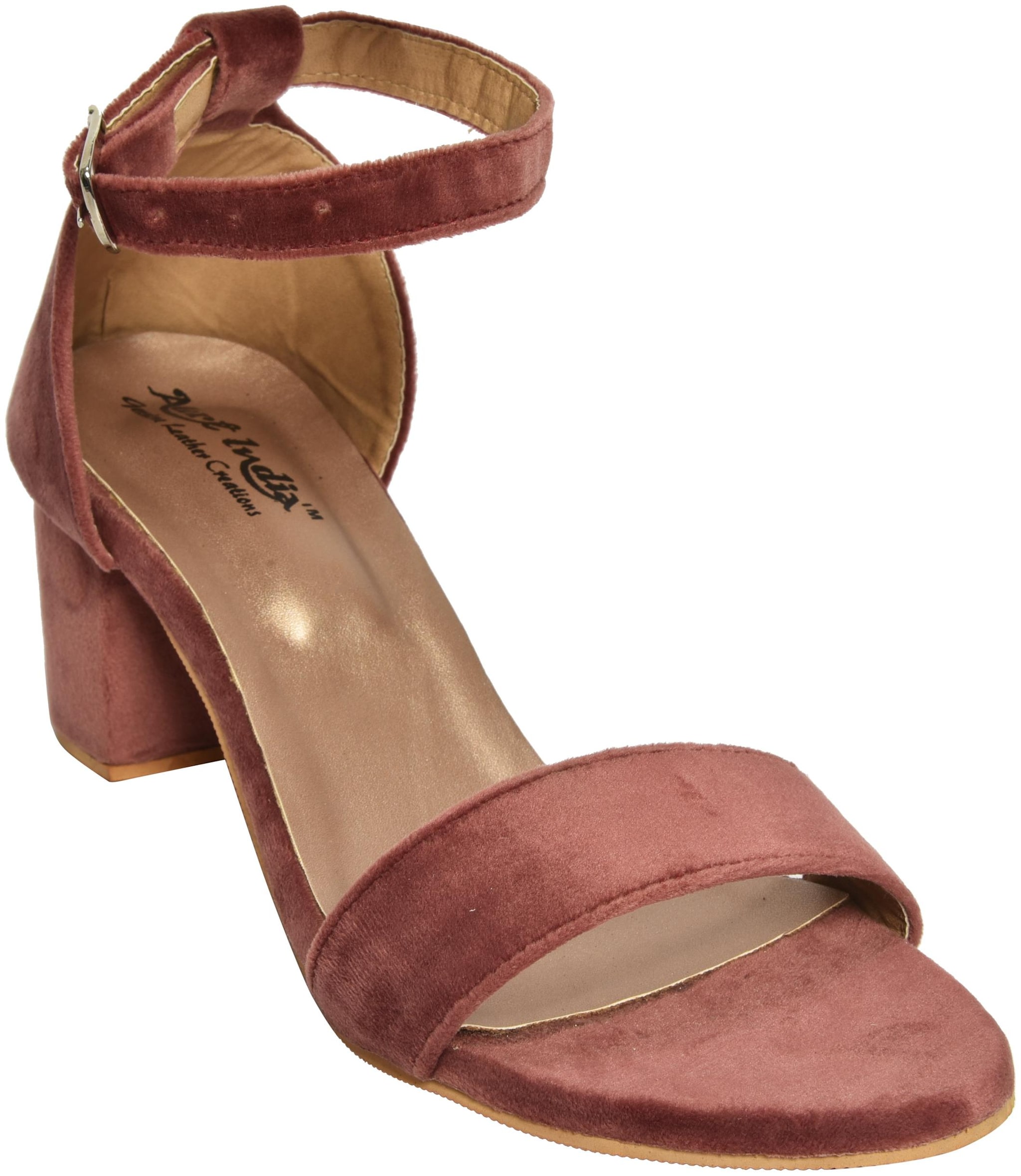 

Alert India Footwear Women Pink Heeled Sandals